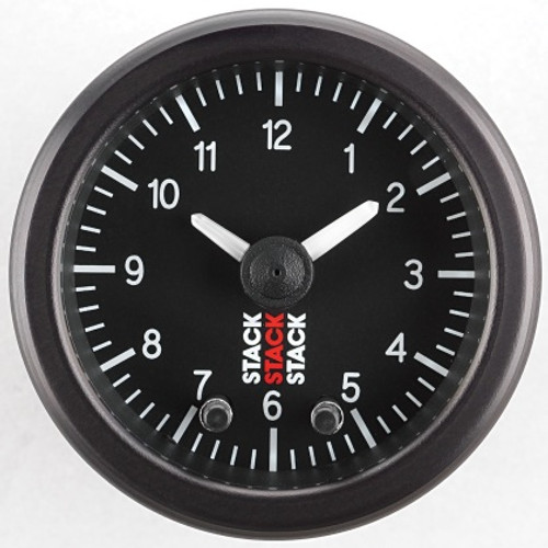 Autometer 52mm Analog Clock Gauge Stack
