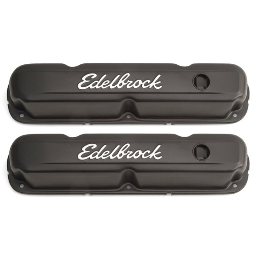 Edelbrock Signature Valve Cover for Chrysler 1965-1991 318-360 V8 Black
