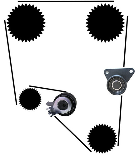 Engine Timing Belt Component Kit 21430015 - front view