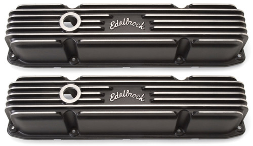 Edelbrock Classic Valve Cover for Chrysler 383/440 V8 Black
