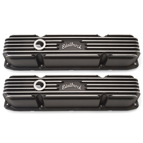 Edelbrock Classic Valve Cover for Chrysler 383/440 V8 Black