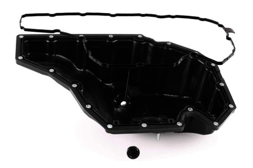 Engine Oil Pan with Drain Plug V10-3860 - front view