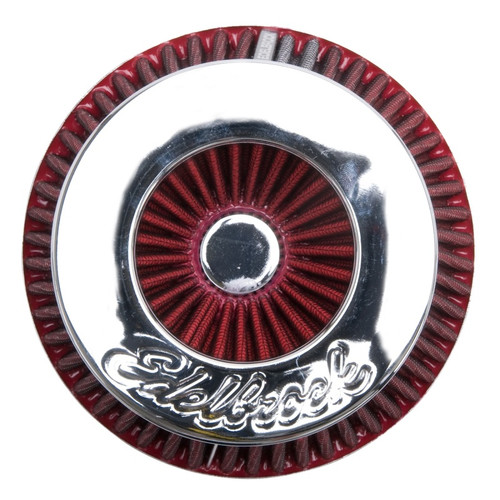 Edelbrock Pro-Flo Conical Air Filter 10in Red/Chrome