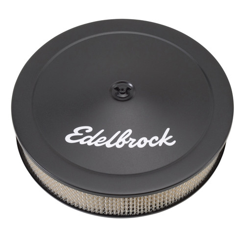 Edelbrock Pro-Flo Round Air Cleaner 14in x 3.75in Dropped Base