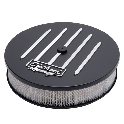 Edelbrock Racing Round Air Cleaner 14in x 3.125in Dropped