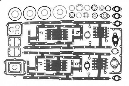 Engine Oil Pan Gasket Set OS32500A - front view