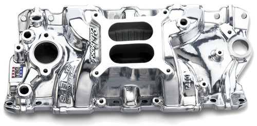 Edelbrock Performer EPS Manifold for Chevy SBC Polished