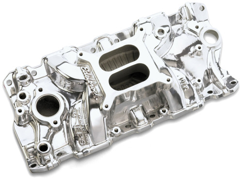 Edelbrock Performer EPS Manifold for Chevy SBC Polished