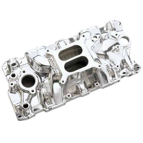 Edelbrock Performer EPS Manifold for Chevy SBC Polished