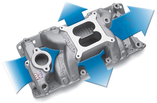 Edelbrock RPM Air-Gap Manifold for Chevy SBC