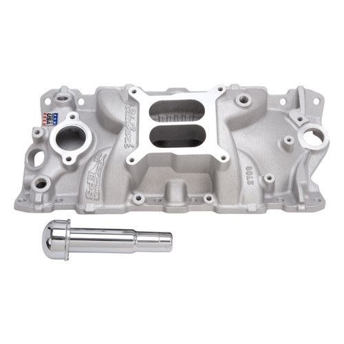 Edelbrock Performer EPS Manifold w/ Oil Fill for Chevy SBC