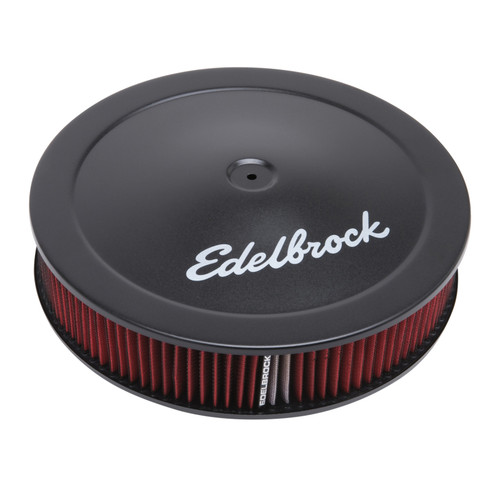 Edelbrock Pro-Flo Air Cleaner 14in Cloth 0.375in Drop Black