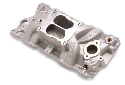 Edelbrock Performer RPM Marine Manifold for Chevy SBC 1955-86
