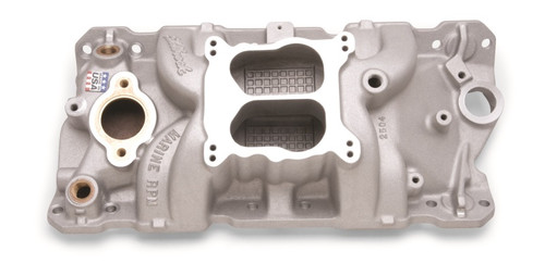 Edelbrock Performer RPM Marine Manifold for Chevy SBC 1955-86