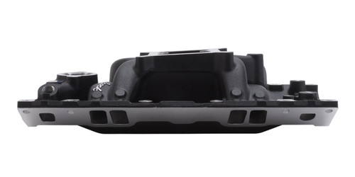 Edelbrock RPM Air-Gap Vortec Manifold for Chevy SBC Black