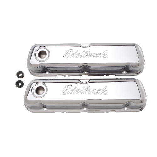 Edelbrock Signature Valve Cover for Ford 260-351W V8 Chrome