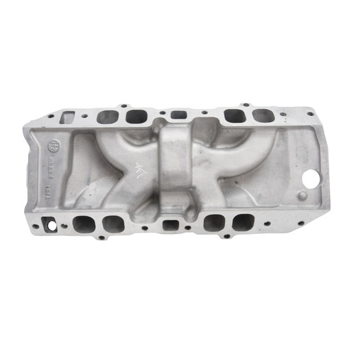 Edelbrock Polished RPM Air-Gap Manifold for Chevy BBC Oval