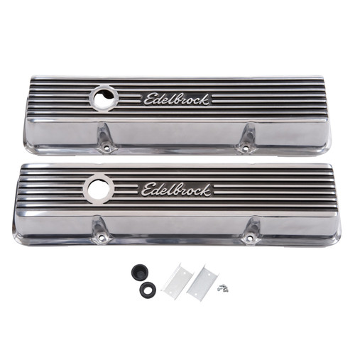 Edelbrock Elite II Valve Cover for Chevy 1959-1986 262-400 V8 Low