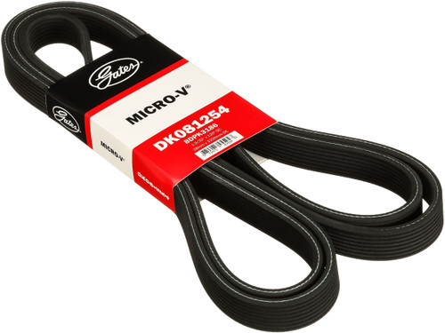 Gates Micro-V Dual-Sided Serpentine Drive Belt DK081254 - angled view