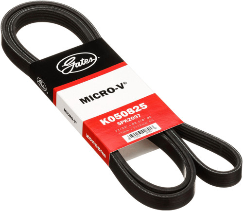 Gates Micro-V Serpentine Drive Belt K050825 - angled view