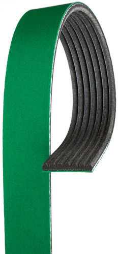 Gates FleetRunner Heavy-Duty Micro-V Serpentine Drive Belt K070553HD - front view