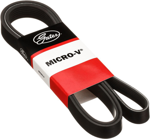 Gates Micro-V Aramid Cord Serpentine Drive Belt K070795A - angled view
