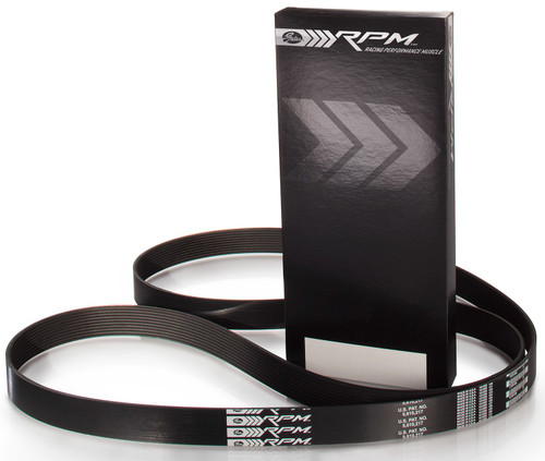 Gates RPM High Performance Micro-V Serpentine Drive Belt K100670RPM - front view