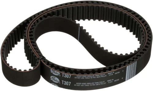 Gates Premium Automotive Timing Belt T307 - top view