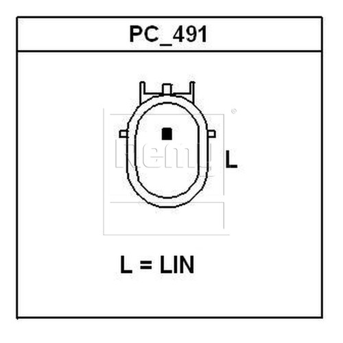 Vision OE Reman Alternator 11112 - connector view