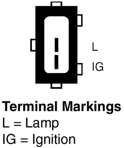 Vision OE Reman Alternator 13882 - connector view