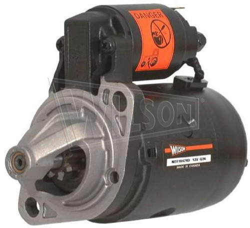 Wilson New Starter Motor - Mitsubishi DD M3T 12V 0.8KW 91-27-3165N - angled view
