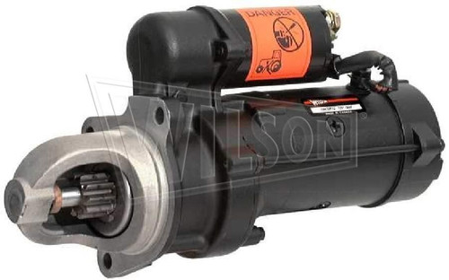 Wilson Reman Starter Motor - Delco Remy OSGR 28MT 12V 91-01-4356 - angled view