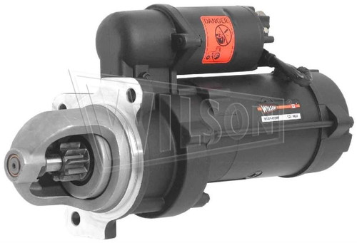 Wilson New Starter Motor - Delco Remy OSGR 28MT 12V 91-01-4356N - angled view