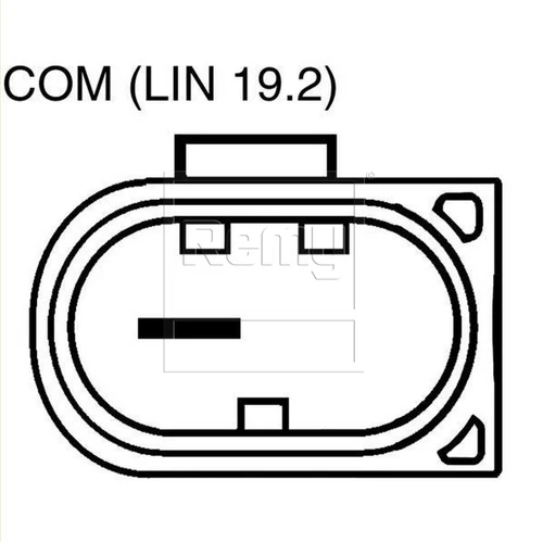Remy Reman Alternator 11233 - connector view
