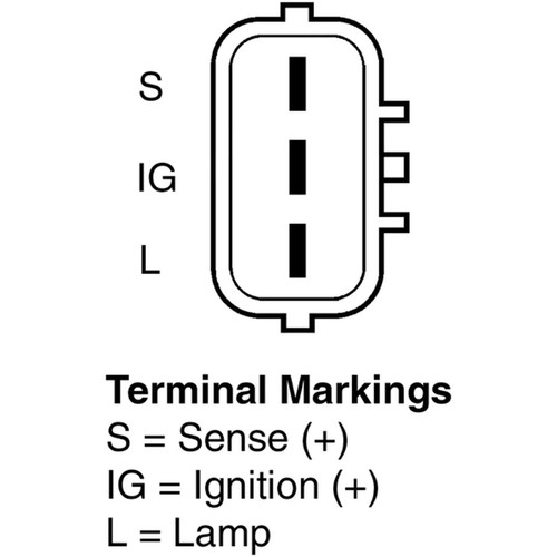 Remy Reman Alternator 12292 - diagram