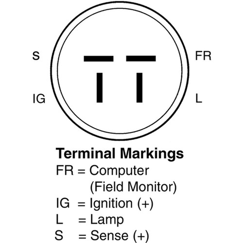 Remy Reman Alternator 14851 - diagram