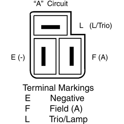 Remy Reman Alternator 14552 - diagram