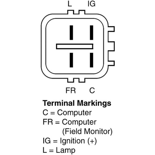 Remy Reman Alternator 20119 - diagram