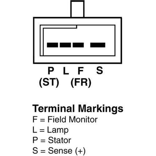 Remy Reman Alternator 21436 - diagram
