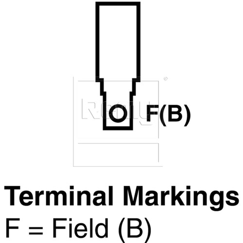 Remy Reman Alternator 20657 - connector view