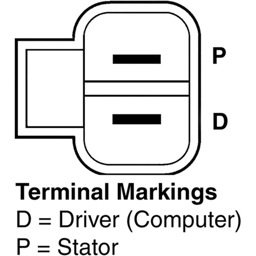 Remy New Alternator 92031 - diagram