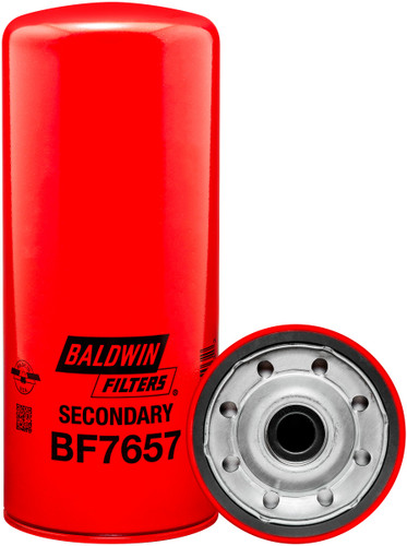 Baldwin Spin-On Fuel Filter BF7657 - front view