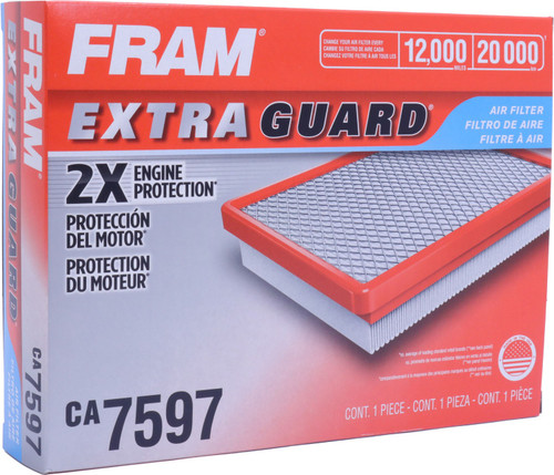 FRAM Air Filter CA7597 - packaging, front view