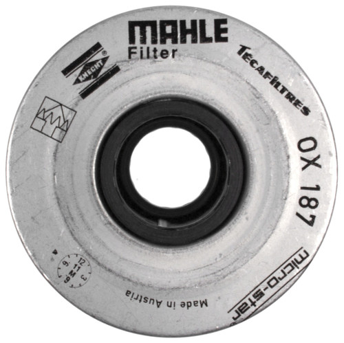 Mahle Engine Oil Filter OX 187D - top view