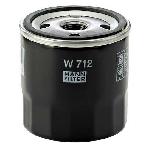 MANN-FILTER Engine Oil Filter W 712 - front view