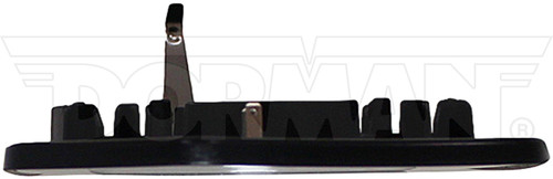 Dorman Passenger Heated Door Mirror Glass 56190 - bottom view