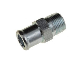 Dorman Heater Hose Connector 5/8 In. Hose X 3/8-18 Npt X 1-1/2 In. Long Nipple 56152 - angled view