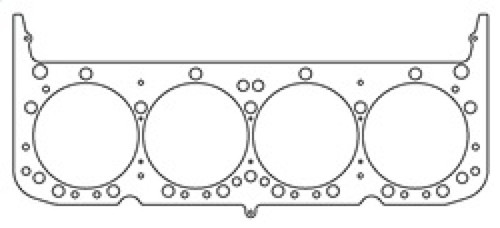 Cometic Head Gasket for Chevy SB V8 .027in MLS 4.200in | C5249-027