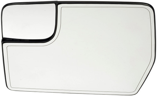Dorman Outer Door Mirror Glass 57105 - angled view