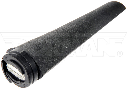 Dorman Short Fin Antenna Mast - Black 76013 - angled view